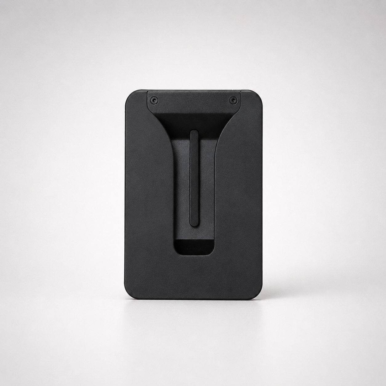BNDT Maverick MagSafe Money Clip in matte black aluminum