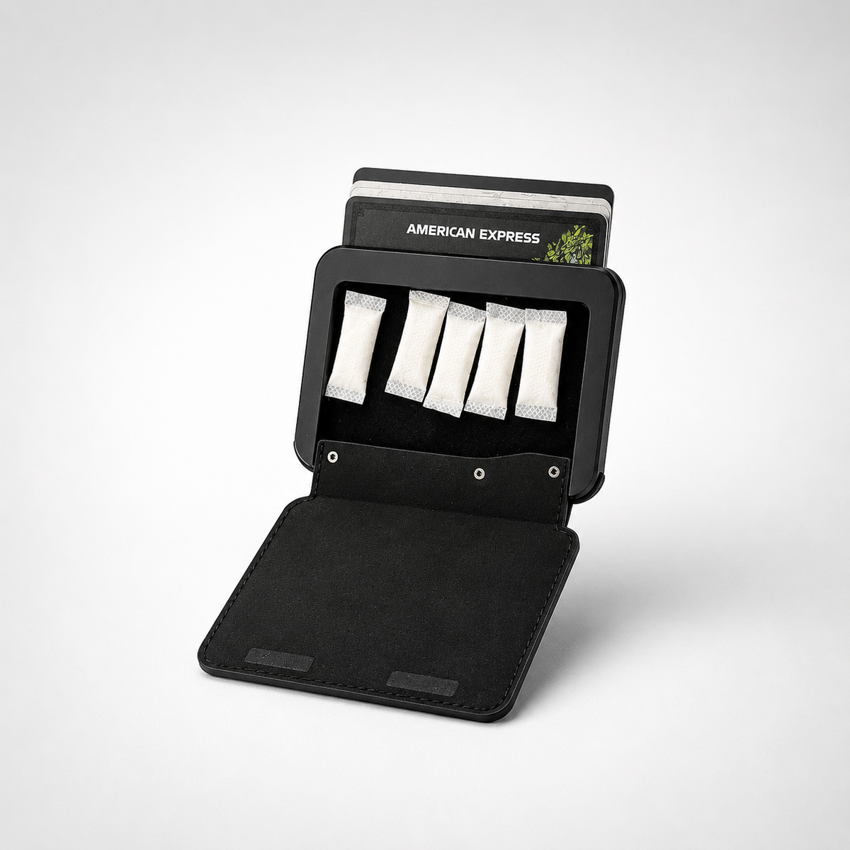 Maverick Smuggler — MagSafe Wallet With Hidden Nicotine Pouch
