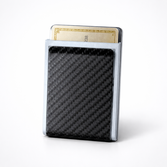 Ranger Carbon Fiber Money Clip — RFID Blocking, Ultralight 0.5oz