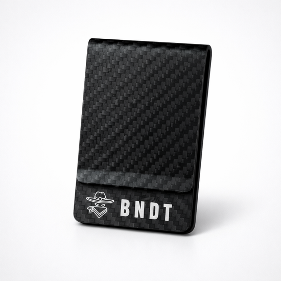 Ranger Carbon Fiber Money Clip — RFID Blocking, Ultralight 0.5oz