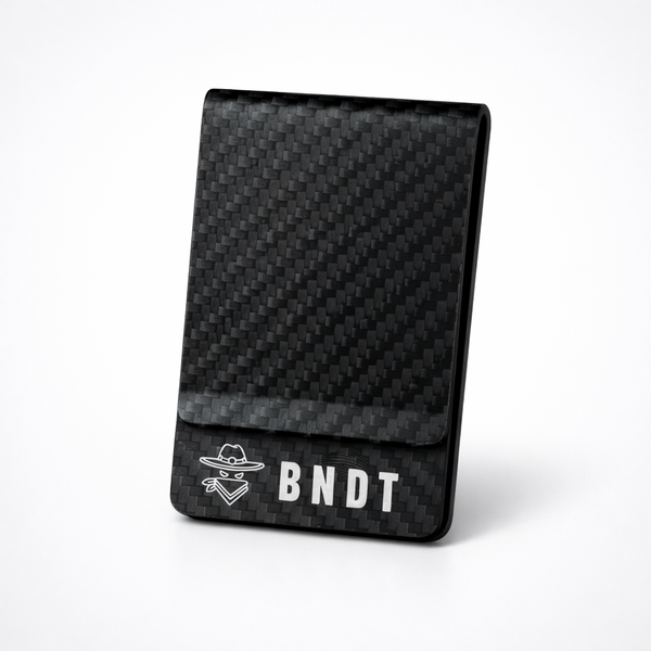 Ranger Carbon Fiber Money Clip — RFID Blocking, Ultralight 0.5oz