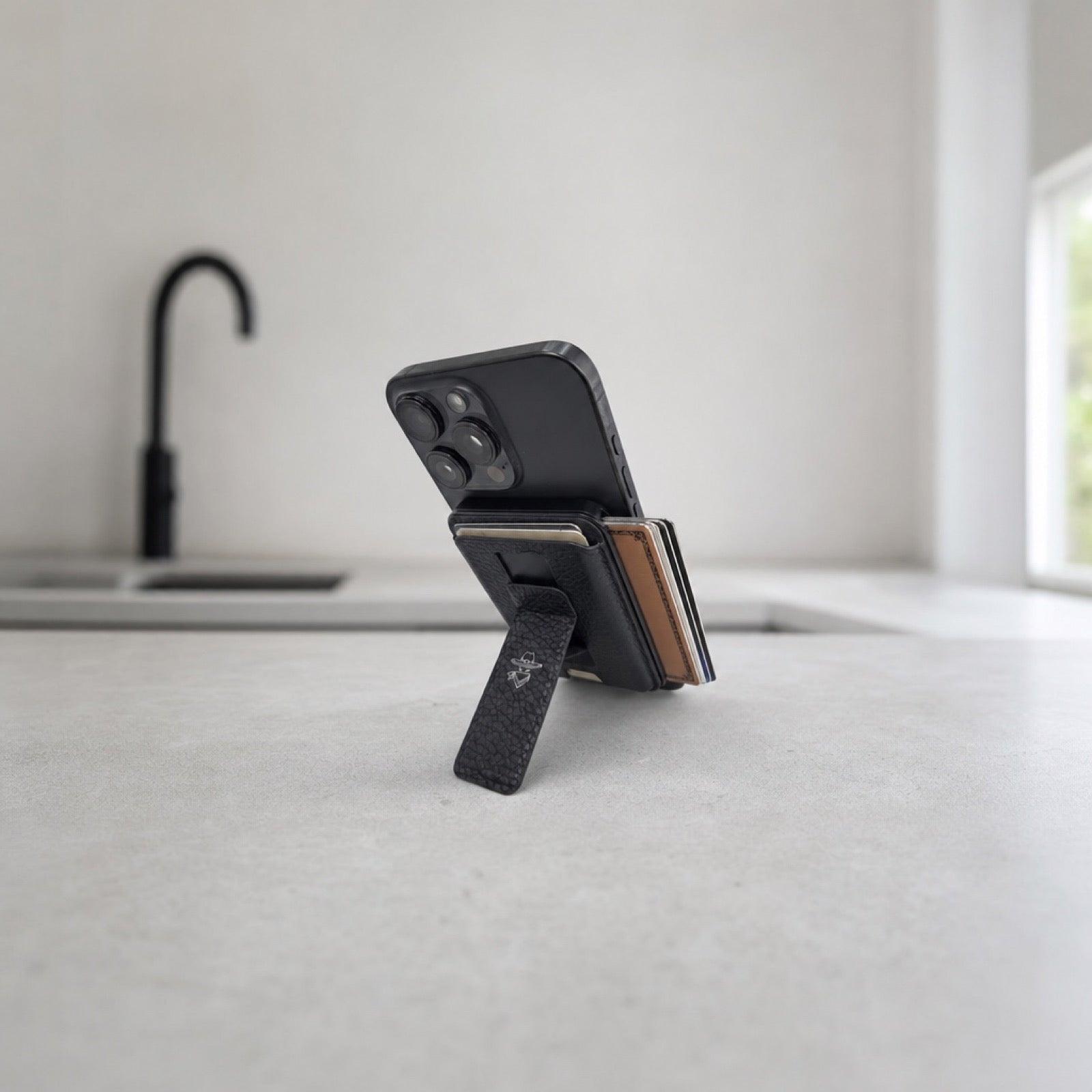 Maverick 2.0 standing on a kitchen counter